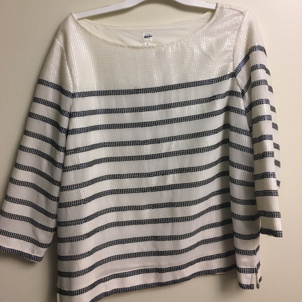 sequined GAP blouse